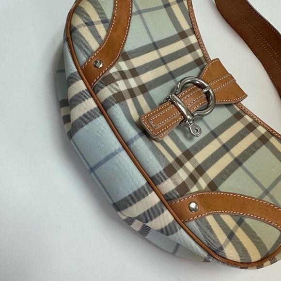 Burberry Nova Check Canvas Shoulder Bag - Picture 3 of 14